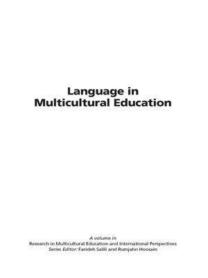 cover image of Language in Multicultural Education